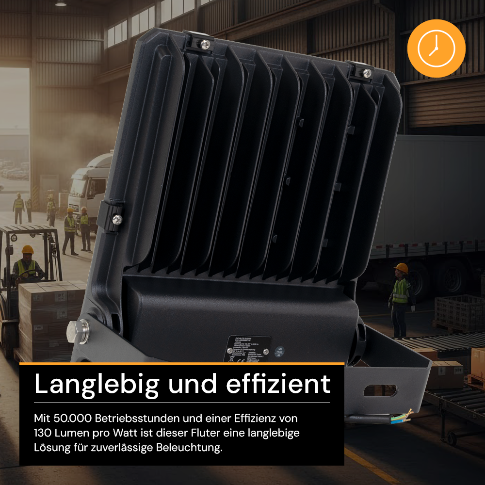 LED-Fluter PRO, 150 W, 4000 K (neutralweiß), 19500 lm, IP65, Lifud, LUMILEDS