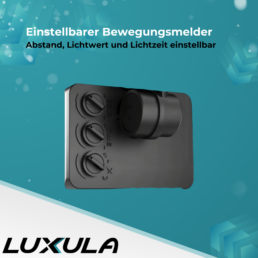 2er Pack LED-Fluter mit Bewegungsmelder, 20 W, 4000 K (neutralweiß), 2000 lm, schwarz, IP65.