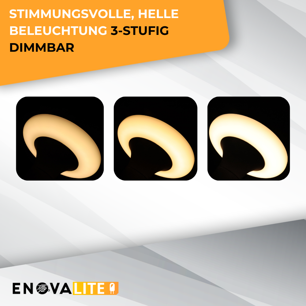 4er-Pack Solar Wegeleuchte mit PIR Sensor, rund, 3000 K (warmweiß), 12 Stunden Leuchtzeit, 3 Lichtmodi, IP54-Wasserdicht, aus Aluminium.