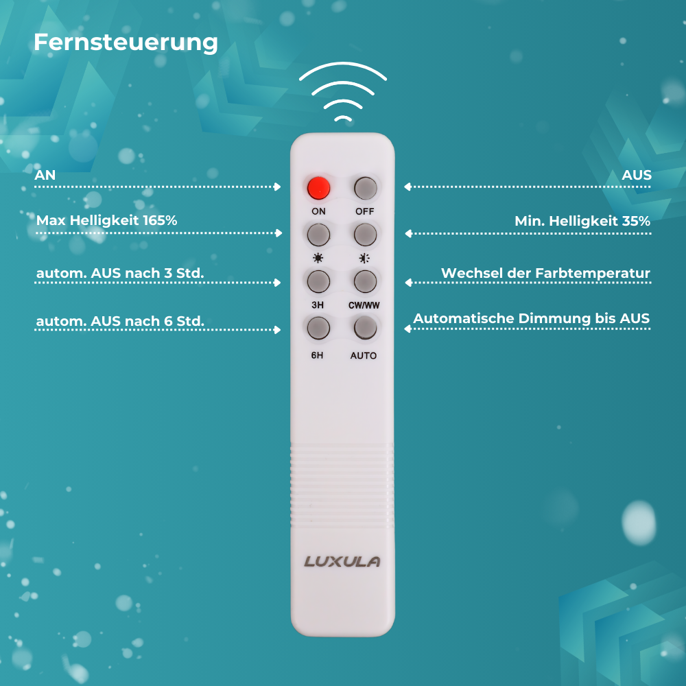 Solar Hängelampe, 1200LM, 3 Farbtemperatur, Outdoor IP44.
