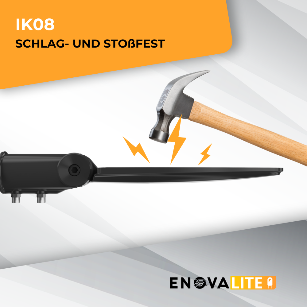 5er Pack LED-Straßenleuchte, 100 W, 14000 lm, 5000 K (neutralweiß), IP65.