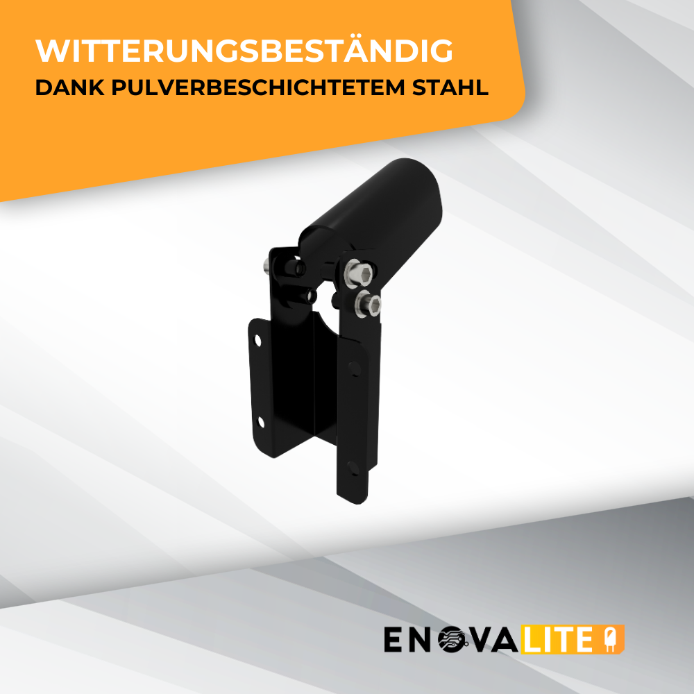 Straßenleuchten Adapter, Wandmontage, flex, 52-60 mm.