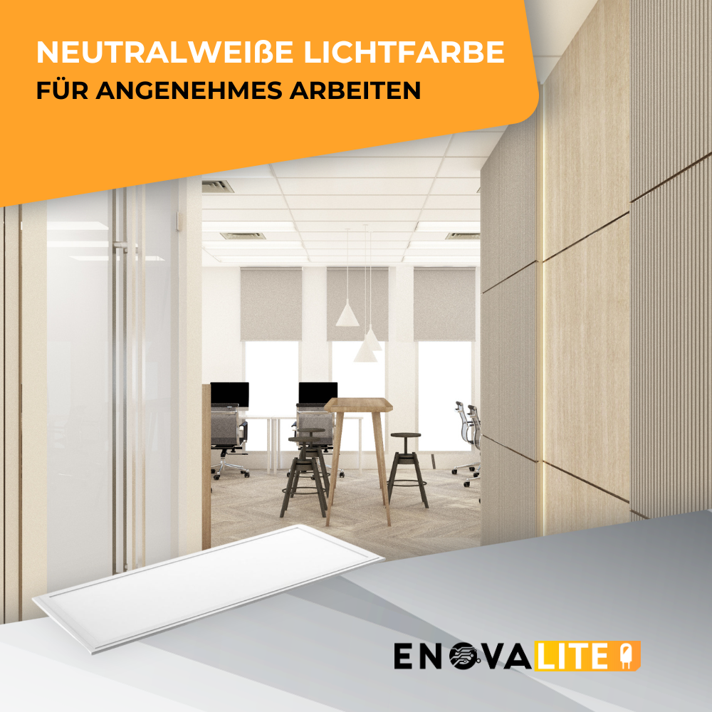 LED Panel, 120x30 cm, 36 W, 3600 lm, 4000 K, Philips Driver.