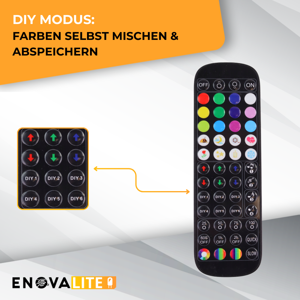 LED Stehlampe in RGB Farben, Eckleuchte mit Fernbedienung, 12 W, 12 V, schwarz, RGB-IC.