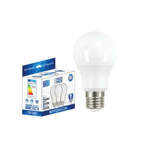 3er-Pack LED Leuchtmittel, Filament, E27, A60, 4,9W, 20 Stück/Karton, 2700K, 550 Lumen,.