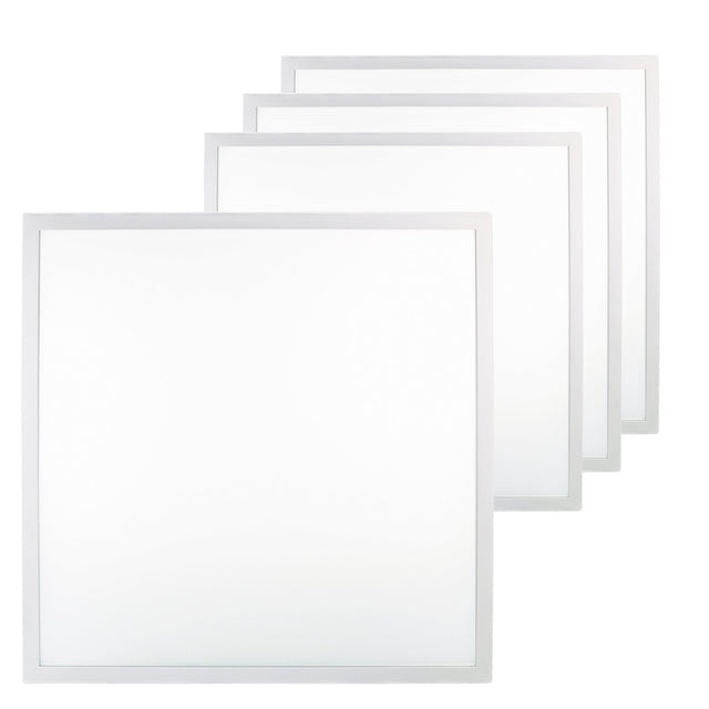 4er Pack LED Panel, 60x60 cm, 36 W, 4320 lm, 4000 K, UGR<19, OSRAM-Driver,.