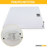 4er Pack LED Panel, 62x62 cm, 36 W, 3600 lm, 3000 K, UGR<19, TÜV, Philips Driver  Lichttechnik24.de.