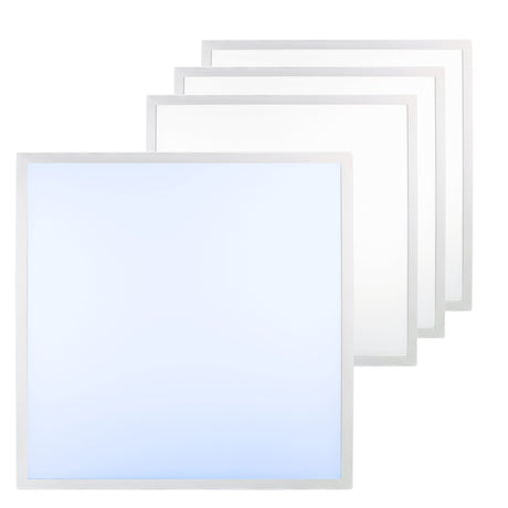 4er Pack LED Panel, 62x62 cm, 36 W, 3600 lm, 6000 K, UGR<19, Philips Driver.