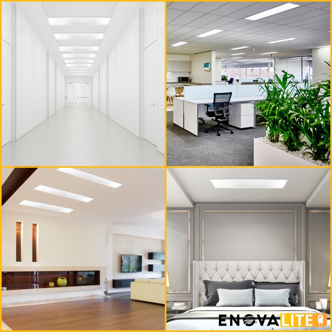 5er Pack LED Panel, 120x30 cm, 36 W, 3600 lm, 4000 K, Philips Driver.