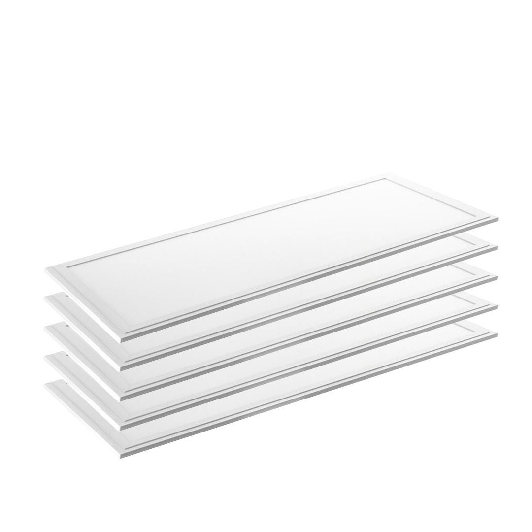 5er Pack LED Panel, 120x30 cm, 36 W, 3600 lm, 4000 K, Philips Driver.