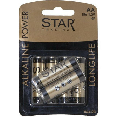 6er Pack AA Batterien.