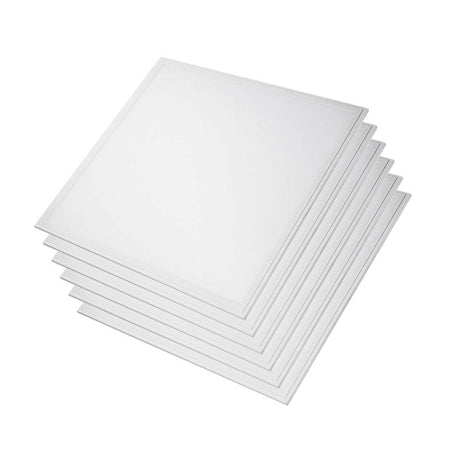 6er Pack LED-Panels, 36 W, 62x62 cm, 4000K, UGR<19.