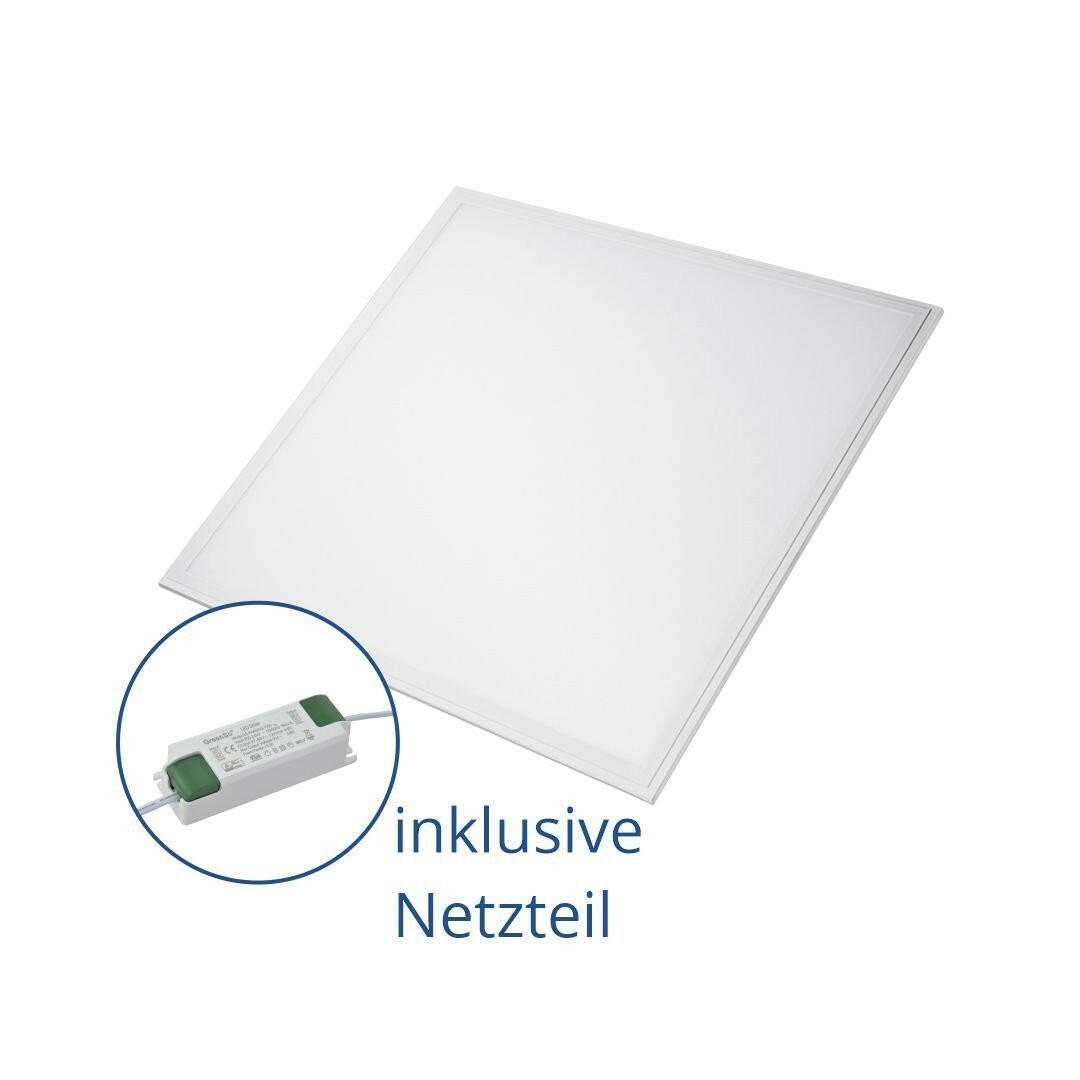 6er Pack LED-Panels, 36 W, 62x62 cm, 4000K, UGR<19.