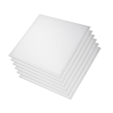 6er Pack LED-Panels, 60x60 cm, 36W, 3600lm, 4000K Neutralweiß.