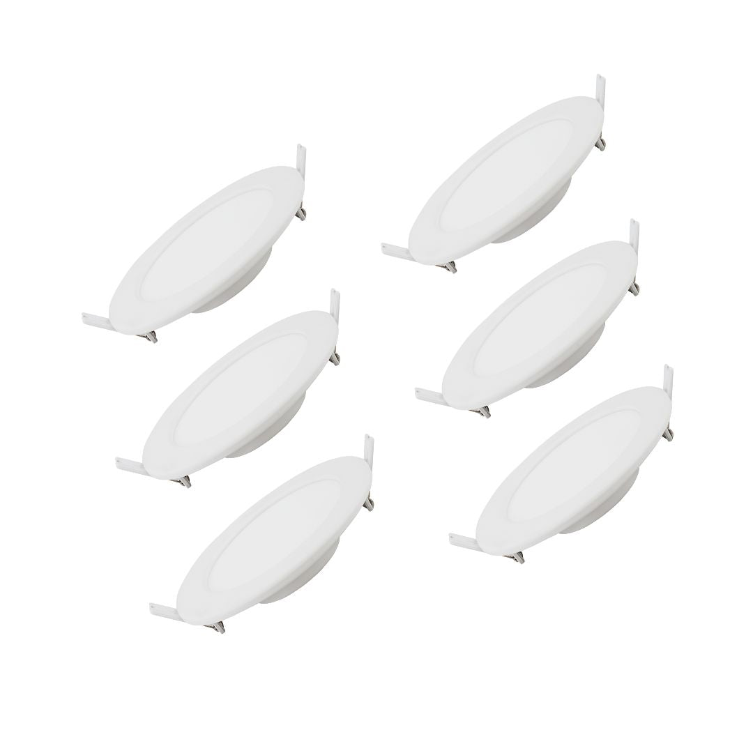 LED Einbaustrahler Quadratisch, 6 W, Dimmbar, CCT (3000K/4000K/6000K), IP44, Für Decken