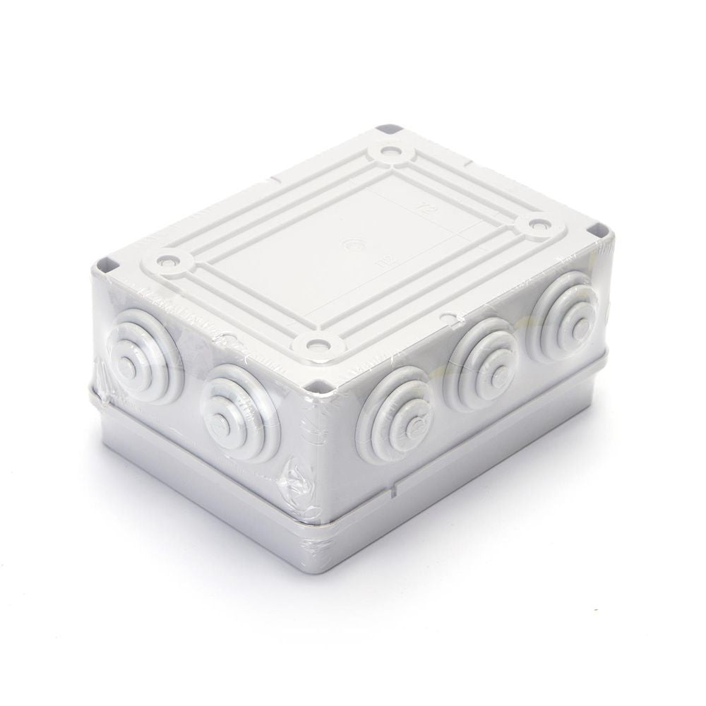 Abzweigdose, AP, IP44, grau, 150 x 110 x 70 mm.