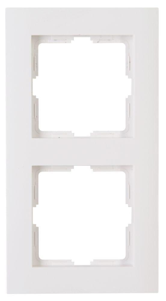 ATHENIS, Abdeckrahmen, 2-fach, reinweiß.