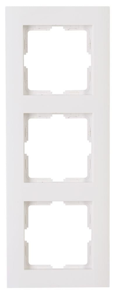 ATHENIS, Abdeckrahmen, 3-fach, reinweiß.