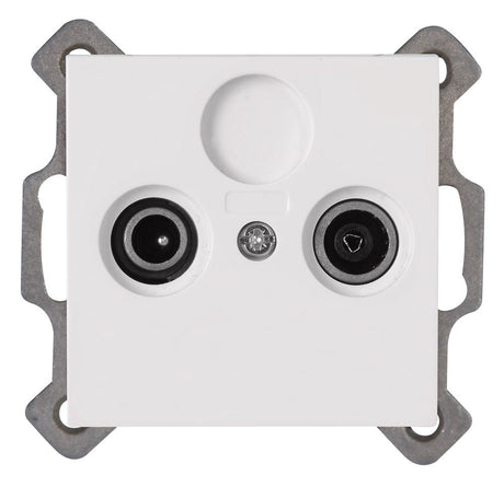 ATHENIS, Antennensteckdose TV/RF, UP, reinweiß.