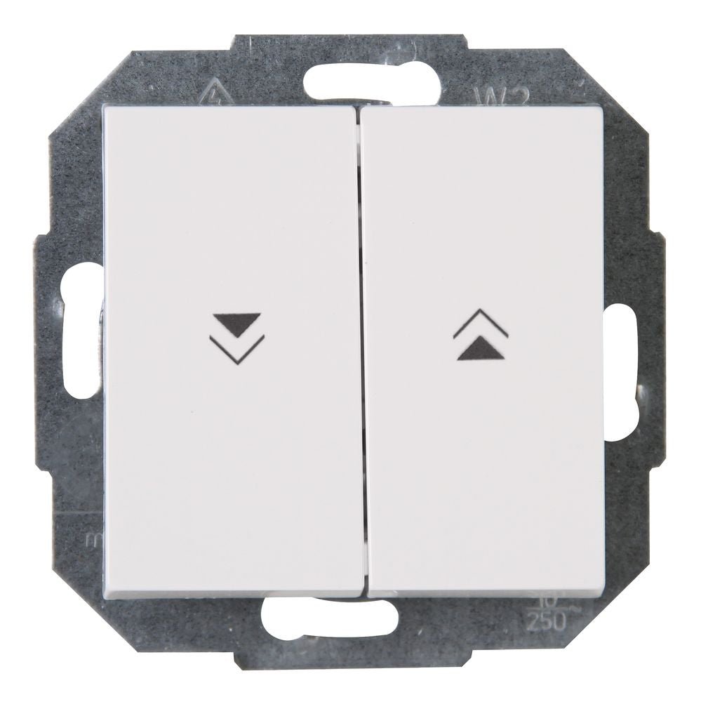 ATHENIS, Jalousieschalter, UP, reinweiß.