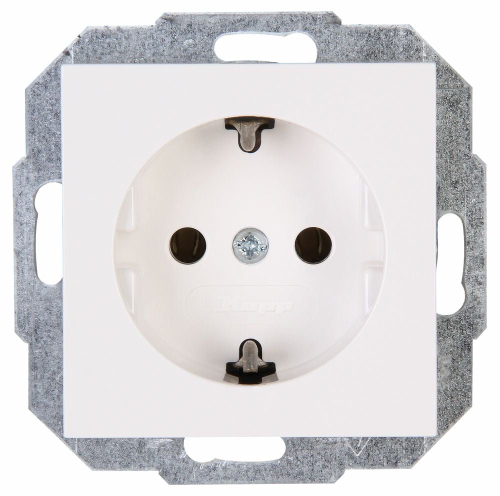 ATHENIS, Schutzkontakt-Steckdose, UP, reinweiß.