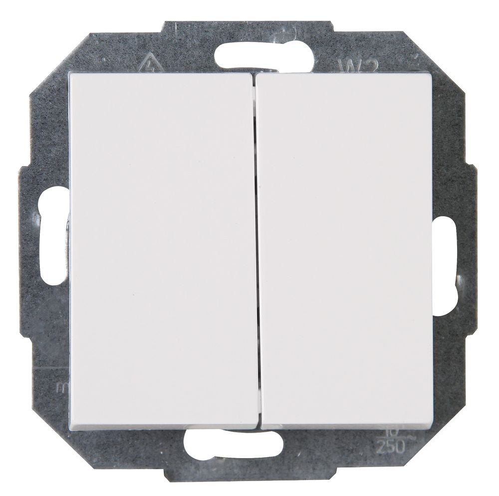 ATHENIS, Serienschalter, UP, reinweiß.