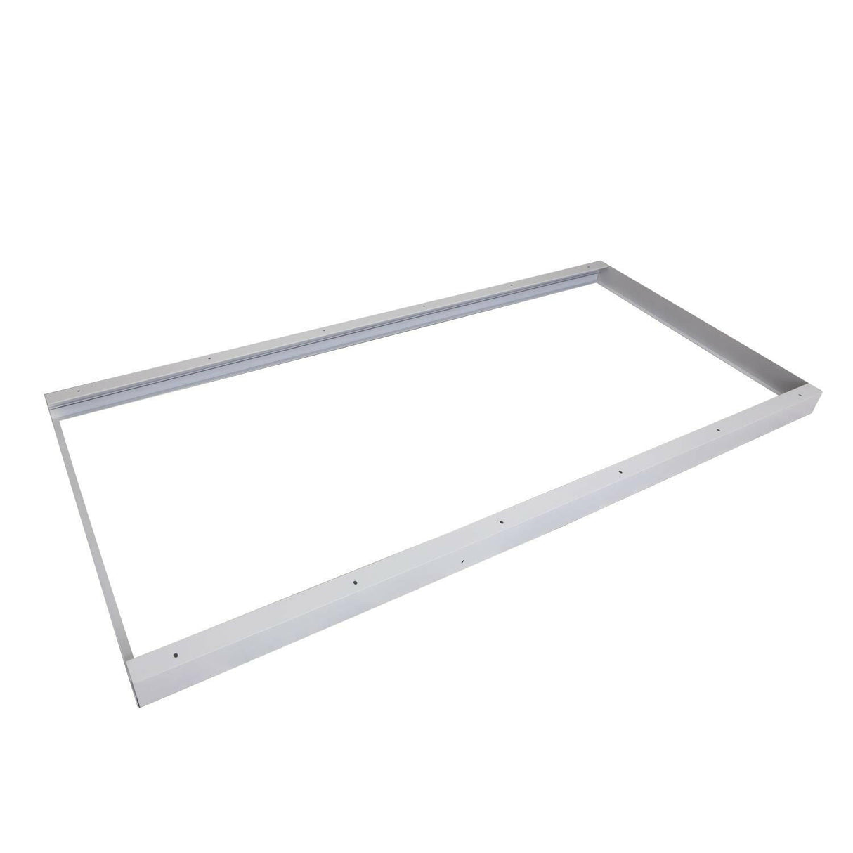 Aufbaurahmen für LED-Panel, 120 x 60 cm, weiß.