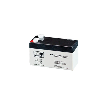 Blei-Vlies-Akku, 12 V, 1,3 Ah.