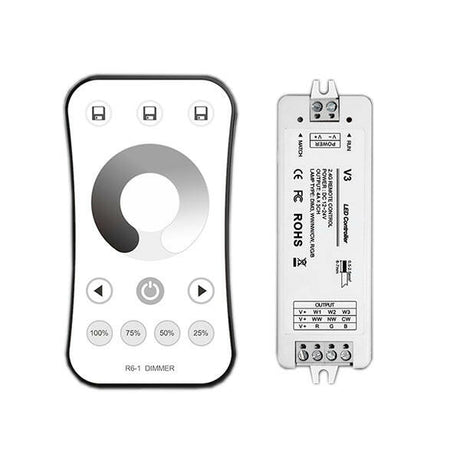 Controller, LED-Streifen, einfarbig, mit Fernbedienung.