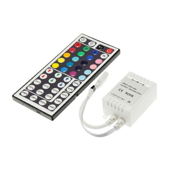 Fernbedienung und Controller für LED Stripes - 44 Tasten 144W.