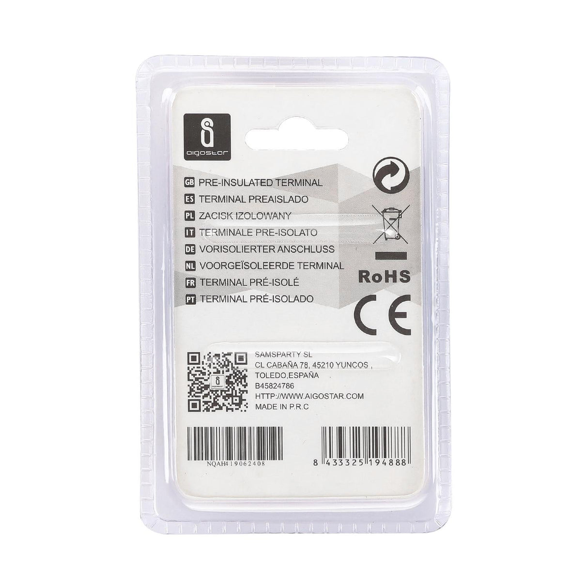 Flachsteckhülse, isoliert, 20 Stk., MDD 2 - 250 mm, 21 x 6,35 x 4,3 mm, schwarz.