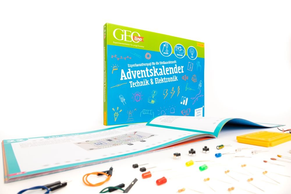 GEOlino Adventskalender Technik & Elektronik.