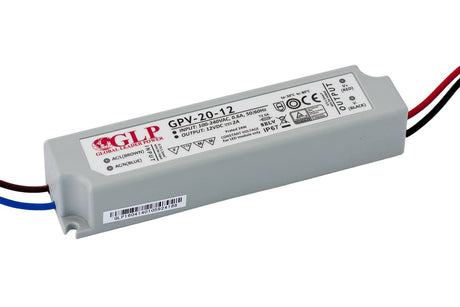 GPV-20: LED-Netzteil, 20 W Serie, IP67, 5 V DC / 3 A.