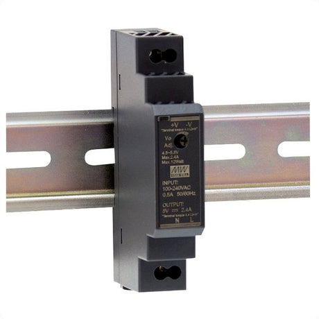 HDR-15 Serie, DIN-Hutschienennetzteil, 15 W, Single-Out, MeanWell, 24 V.