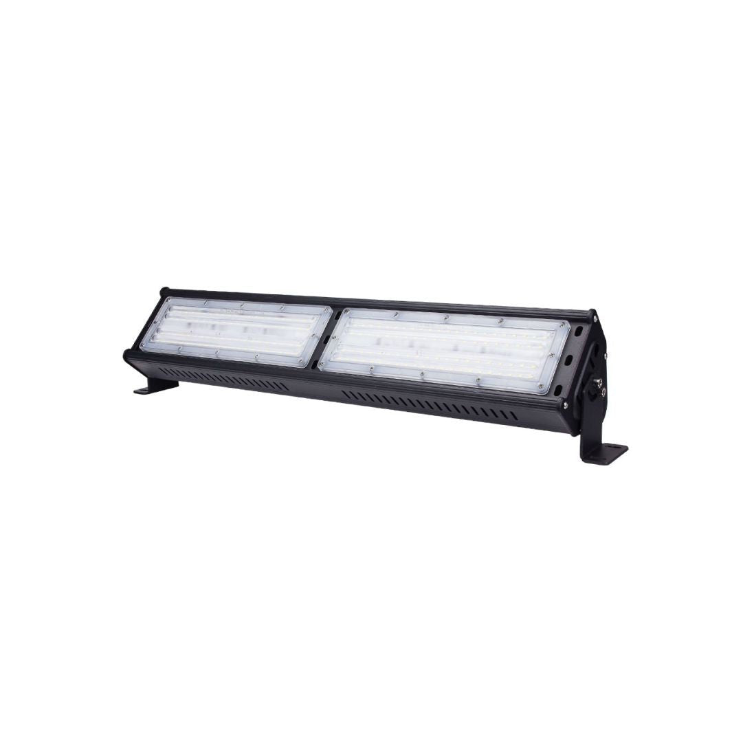 HighBay, linear, 100 W, 12000 lm, Hallenleuchte, IP65, 5000 K  Lichttechnik24.de.