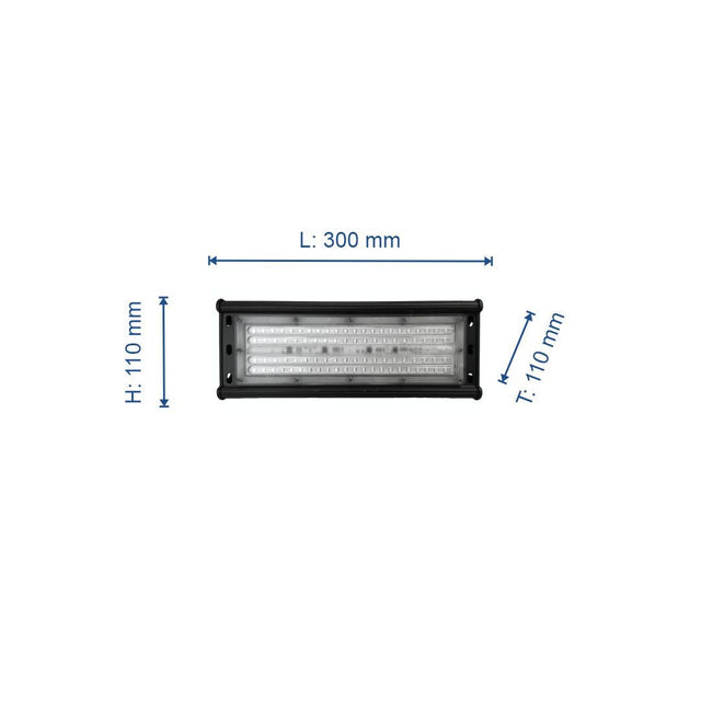 HighBay, linear, 50 W, 5000 lm, Hallenleuchte, IP44, 6000 K.
