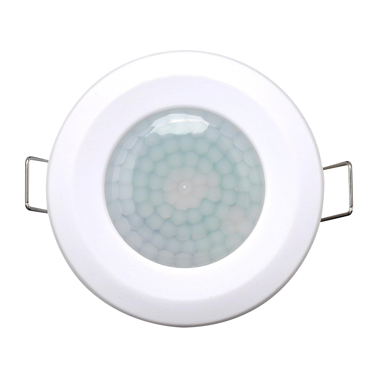 Infrarot-Bewegungsmelder, Ø 76 mm, 8 m, weiß.