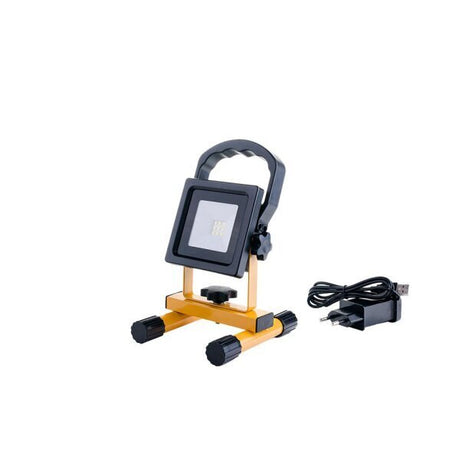 LED-Akku-Fluter, 600 Lumen, 10W, 6000K.