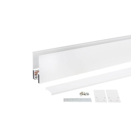 LED-Aufbau-Schienensystem, R35, 3-Phasen, magnetisch, weiß, 1 m  Lichttechnik24.de.