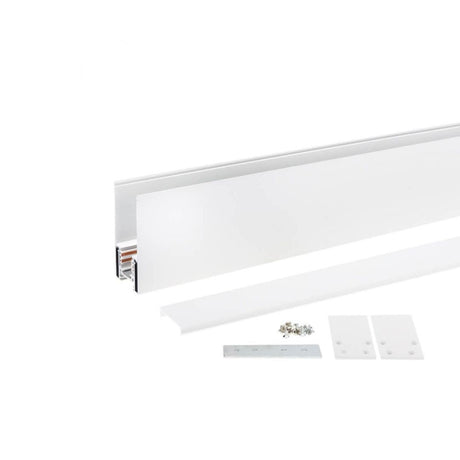 LED-Aufbau-Schienensystem, R35, 3-Phasen, magnetisch, weiß, 1 m.