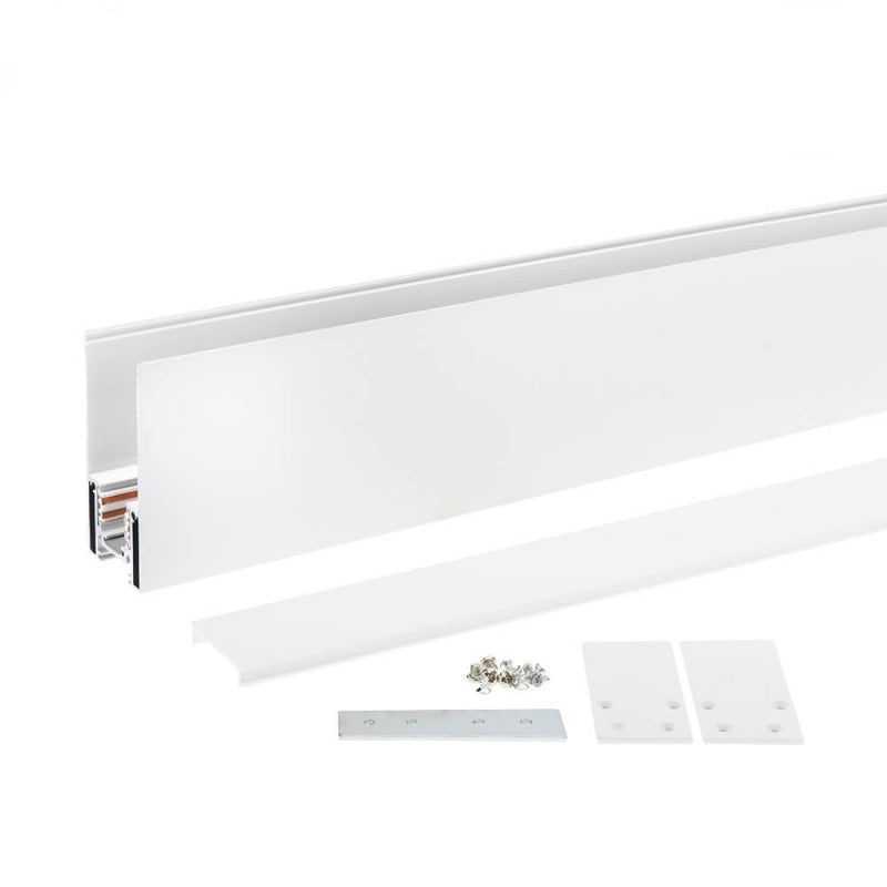 LED-Aufbau-Schienensystem, R35, 3-Phasen, magnetisch, weiß, 1,5 m.
