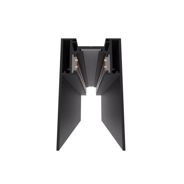 LED-Aufbau-Schienensystem, S35, 1-Phasen, magnetisch, schwarz, 1 m.
