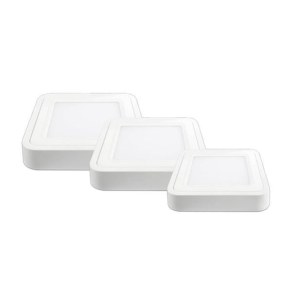 LED-Aufbaupanel pro, 12 W, 940 lm, 2800 K, eckig.