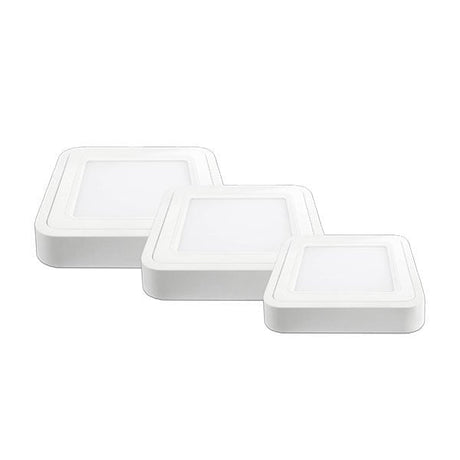 LED-Aufbaupanel pro, 12 W, 940 lm, 2800 K, eckig.