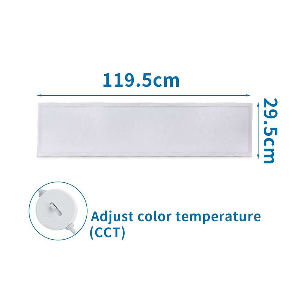 LED-Backlight-Panel, 120 x 30 cm, 32 W, 3840 lm, 3500-6000 K, UGR<19.