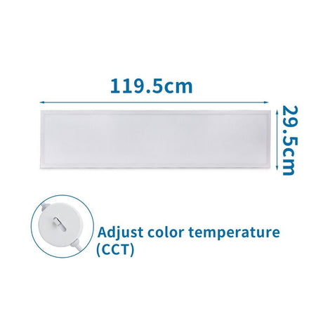LED-Backlight-Panel, 120 x 30 cm, 32 W, 3840 lm, 3500-6000 K, UGR<19  Lichttechnik24.de.