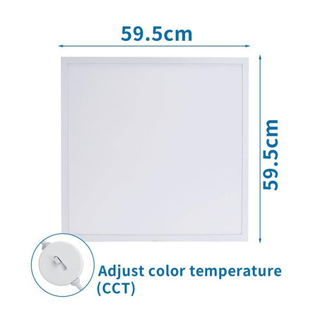 LED-Backlight-Panel, 60 x 60 cm, 32 W, 3840 lm, 3500-6000 K, UGR<19.