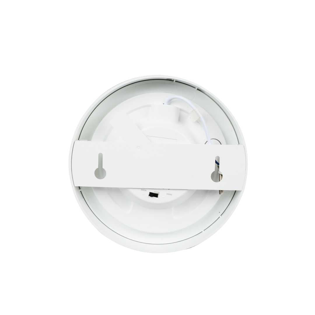 LED CCT Aufbauleuchte, 12W, 1190 lm, ø177x35mm, 3000-4000-6000K einstellbar, mit Diffusor, rund.