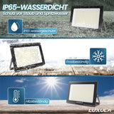 LED CCT Fluter, 50 W, 3000-6500 K (warm-, neutral-, kaltweiß), 5000 lm, schwarz, IP65  Lichttechnik24.de.