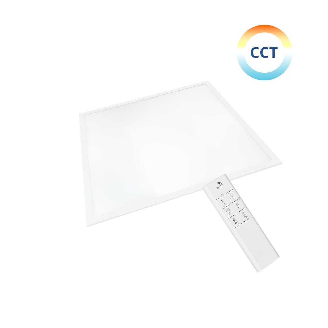 LED CCT Panel mit Fernbedienung, 30x30 cm, 18 W, 1700 lm.